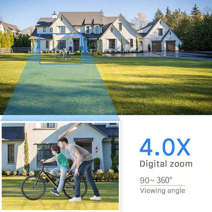 Cámara de Seguridad Wi-Fi Inteligente con 5 Antenas y Visión Nocturna