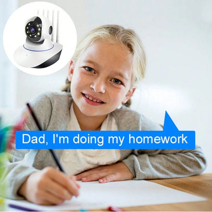 Cámara de Seguridad Wi-Fi Inteligente con 5 Antenas y Visión Nocturna