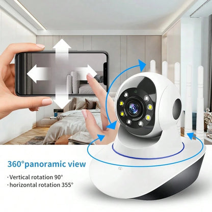 Cámara de Seguridad Wi-Fi Inteligente con 5 Antenas y Visión Nocturna