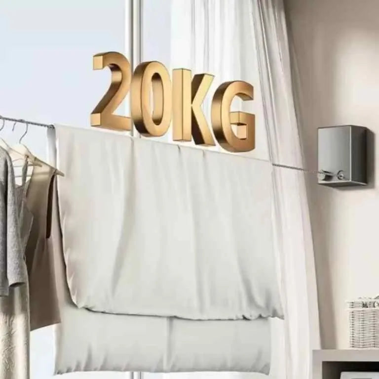 Tendedero Retráctil de Lujo Free Home 4,2 m – Capacidad 20 kg