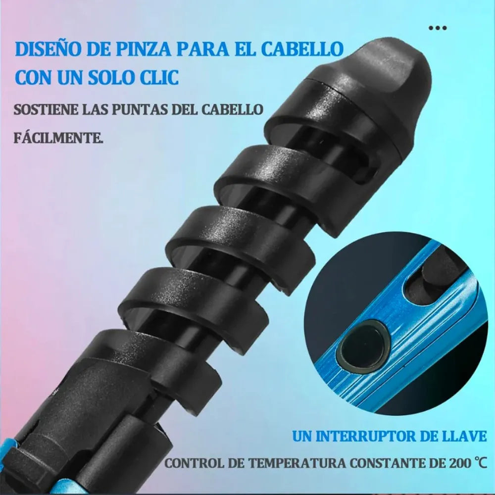 Combo Nano Titanium + Cepillo Secador Voluminizador NUBE One-Step – Plancha, Rizador y Cepillo 3 en 1