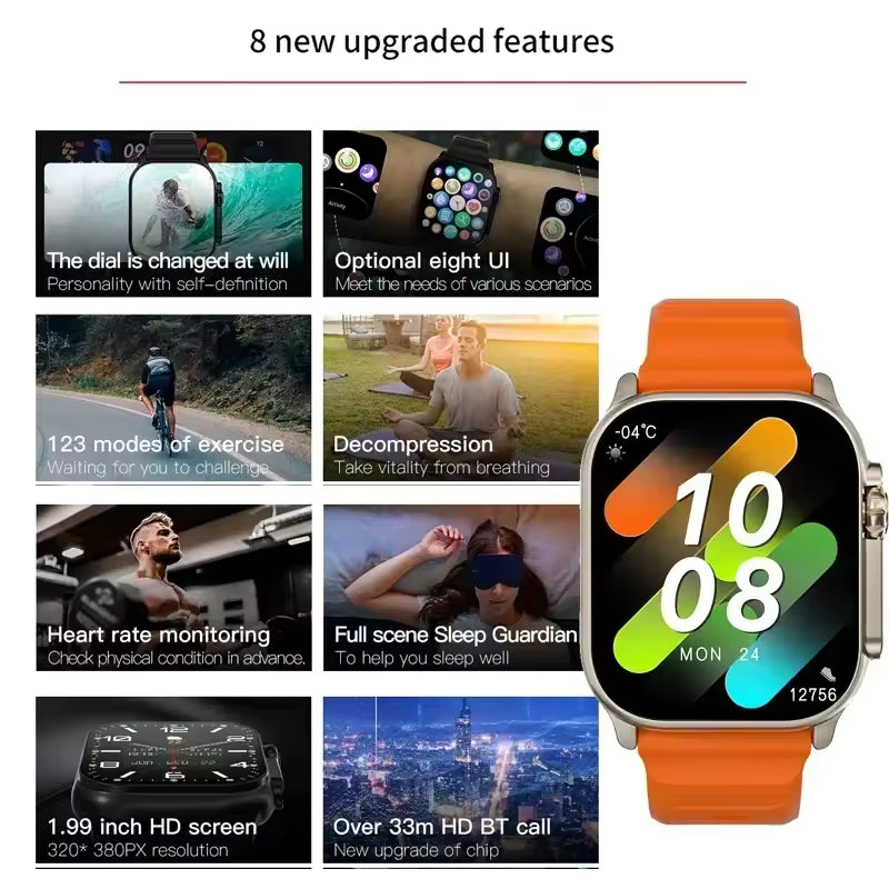 Combo Smartwatch X9 Ultra + Airpods + Accesorios