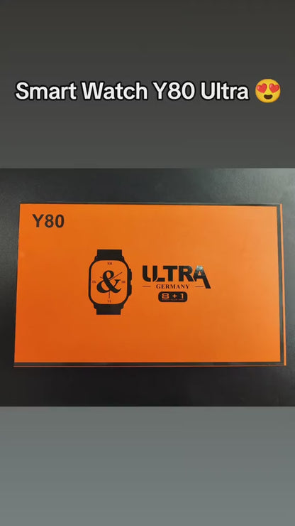 Combo Y80 Ultra 3 (8+1) – Smartwatch + 8 Correas  + 1 Carcasa